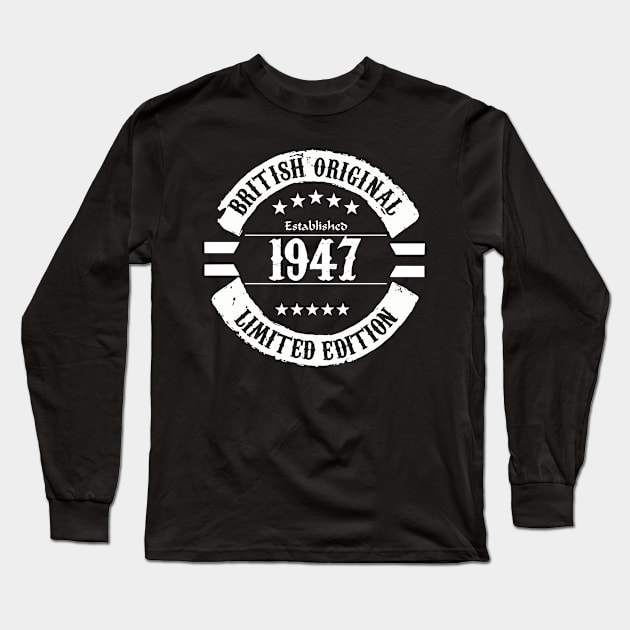 British original 1947 Long Sleeve T-Shirt by variantees